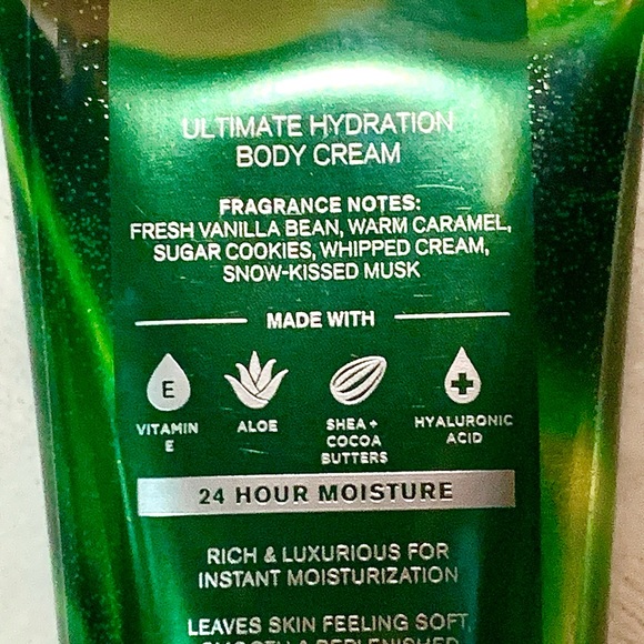 Bath & Body Works Vanilla Bean Noel - Body Wash, Body Lotion, & Body Crème Set - Picture 3 of 3